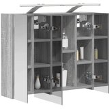  Kopalniška ogledalna omara Siva Sonoma 60 x 14,5 x 50 cm, (5000233323) | Shoptok.si