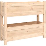 Maison Chic Visoka greda - Greda - Cvetlični Lonec 77x25x66 cm trdna borovina, (21790456) Cene
