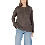 Only Puloverji ONLRENE LIFE LS BUTTON O-NECK CC KNT 15350612 Kostanjeva | Shoptok.si