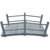  Vrtni most sivi 140 x 60 x 56 cm od masivne jelovine | Eponuda.ba