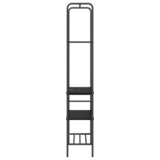 vidaXL stalak za odjeću s policama crni hrast 60 x 30 x 171 cm | shoptok.hr