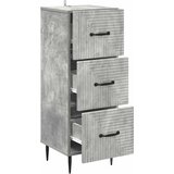  Ormar s ladicama Betonska siva 33 x 34,5 x 89,5 cm | shoptok.hr