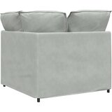  Modularna sofa Kutni modul s jastucima svijetlo siva 100 cm | Eponuda.ba