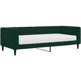  Dnevni krevet s madracem tamnozeleni 90 x 200 cm baršunasti | shoptok.hr