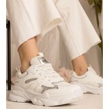 D/CEO UR/CEO White women's sports sneakers with glitter Maleda | ePonuda.com