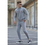 Madmext Sports Sweatsuit Set - Gray - Regular fit Cene