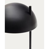 Kave Home Črna/v naravni barvi namizna svetilka s kovinskim senčilom (višina 48,5 cm) Catlar – | Shoptok.si