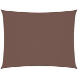  The Living Store Senčno jadro oksford blago pravokotno 2x3,5 m rjavo - Senčno Jadro, (21449322) | Shoptok.si