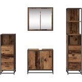 vidaXL set namještaja za kupaonicu 4 pcs staro drvo 65 x 33 x 60 cm | shoptok.hr