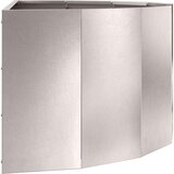  Cvetlično korito srebrna 90 x 45 x 35 cm Nerjaveče jeklo, (5000207608) | Shoptok.si