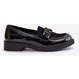 S. BARSKI Lacquered Women's Moccasins With Bear Black S.Barski | ePonuda.com