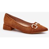Kesi Camel Ethereum Suede Ballerinas with Pointed Toe Cijene