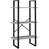 vidaXL Police za pohranu siva boja betona 60 x 30 x 105 cm od iverice | shoptok.hr