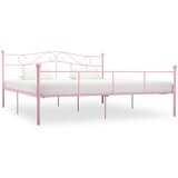  Okvir za krevet ružičasti metalni 180 x 200 cm | shoptok.hr