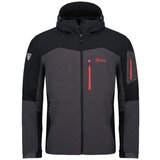 Kilpi Men's softshell jacket PRESENA-M DARK GRAY Cene