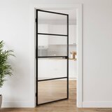  Vrata za dom 102 x 201,5 x 3,5 cm Aluminij i kaljeno staklo | shoptok.hr