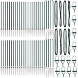  Stup za ogradu 52 pcs Siva 3,2 x 3,2 x 215 cm | shoptok.hr