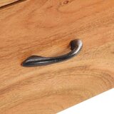  Komoda 110 x 30 x 75 cm od masivnog bagremovog drva | shoptok.hr