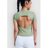 Roxy Rise & Vibe Rib T-Shirt oil green | Shoptok.si