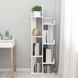 vidaXL ormarić za knjige bijeli 48 x 25,5 x 140 cm od iverice | shoptok.hr