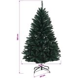  Umjetno božićno drvce s nogom 180 cm PVC Tamnozelena | shoptok.hr