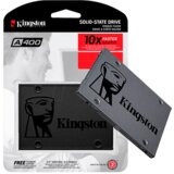 Kingston A400 240GB SSD, 2.5” 7mm, SATA 6 Gb/s, Read/Write: 500 / 450 MB/s | Eponuda.ba
