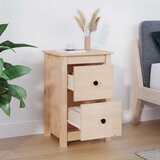  Nočna omarica 40x35x61,5 cm trdna borovina, (20730320) | Shoptok.si