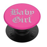 Popsockets pop grip za pametne telefone standardna oblika baby girl, črna, (21729941) | Shoptok.si