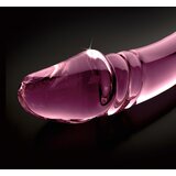 Icicles br. 57 - dvostrani stakleni dildo s penisom (roza) | shoptok.hr