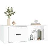  Stolić za kavu sjajni bijeli 100x50 5x35 cm konstruirano drvo | shoptok.hr