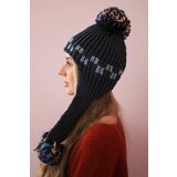 Kesi Women's cap with long ears Nadia K321 graphite | Shoptok.si