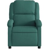  Masažni naslanjač temno zeleno blago | Shoptok.si