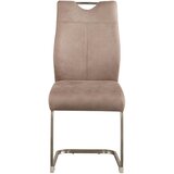 CARRYHOME nihajni stol, kovina, tekstil naravne barve, črna | Shoptok.si