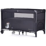Chipolino putni krevetić s pomičnom stranicom Relax - Anthracite | shoptok.hr