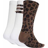 Adidas Športne nogavice temno rjava / črna / bela | Shoptok.si