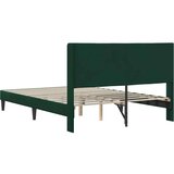  Okvir za krevet Tamnozelena 120 x 200 cm Baršun - Tamnozelena 120 x 200 cm | shoptok.hr