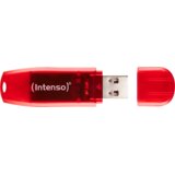 Intenso USB ključ 128GB Hi-Speed USB 2.0, Rainbow Line, rdeč - USB2.0-128GB/Rainbow | Shoptok.si