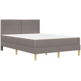  Krevetna konstrukcija Sivo-smeđa 160 x 200 cm Poliester | shoptok.hr