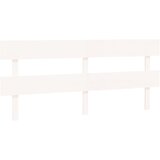  Uzglavlje za krevet bijelo 204 x 3 x 81 cm od masivne borovine | Eponuda.ba