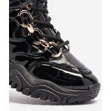 Resti Black women's sporty winter boots a'la trappers Mertika - Footwear | ePonuda.com