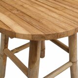 Vrtna stolica Svijetlosmeđa Ø 38 x 42 cm Bambus | shoptok.hr