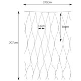 Markslöjd 108178-LED Spoljašnja božićna zavesa GARDEN24 160xLED/24V 2x2m topla bela | Eponuda.com