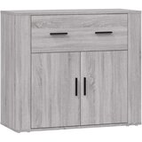 Komoda siva sonoma 80x33x70 cm inženirski les, (20594745) | Shoptok.si