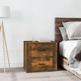  Noćni ormarić boja dimljenog hrasta 50x39x47 cm | shoptok.hr