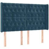 Krevet box spring s madracem LED tamnoplavi 140x190 cm baršun | Eponuda.ba