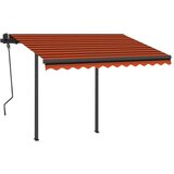  Automatska tenda na uvlačenje 3 5 x 2 5 m narančasto-smeđa | shoptok.hr