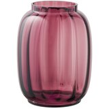 House Nordic Crvena staklena ručno izrađena vaza (visina 21 cm) – Cijene