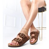  Leopard Print Cork Sole Flip-Flops Flotila Cijene