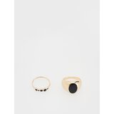 Reserved komplet 2 prstanov - črna | Shoptok.si