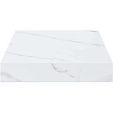  Stenska polica 2 pcs Beli marmor 40 x 23,5 x 4 cm, (5000200436) | Shoptok.si